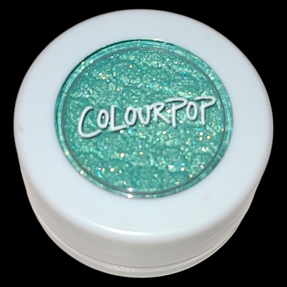New ColourPop Shore Thing Super Shock Shadow Teal Aqua Ultra Glitter 0.07 oz